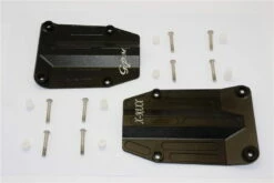 GPM Alu Unterbodenschutzplatte Mitte Schwarz Für Traxxas X-MAXX