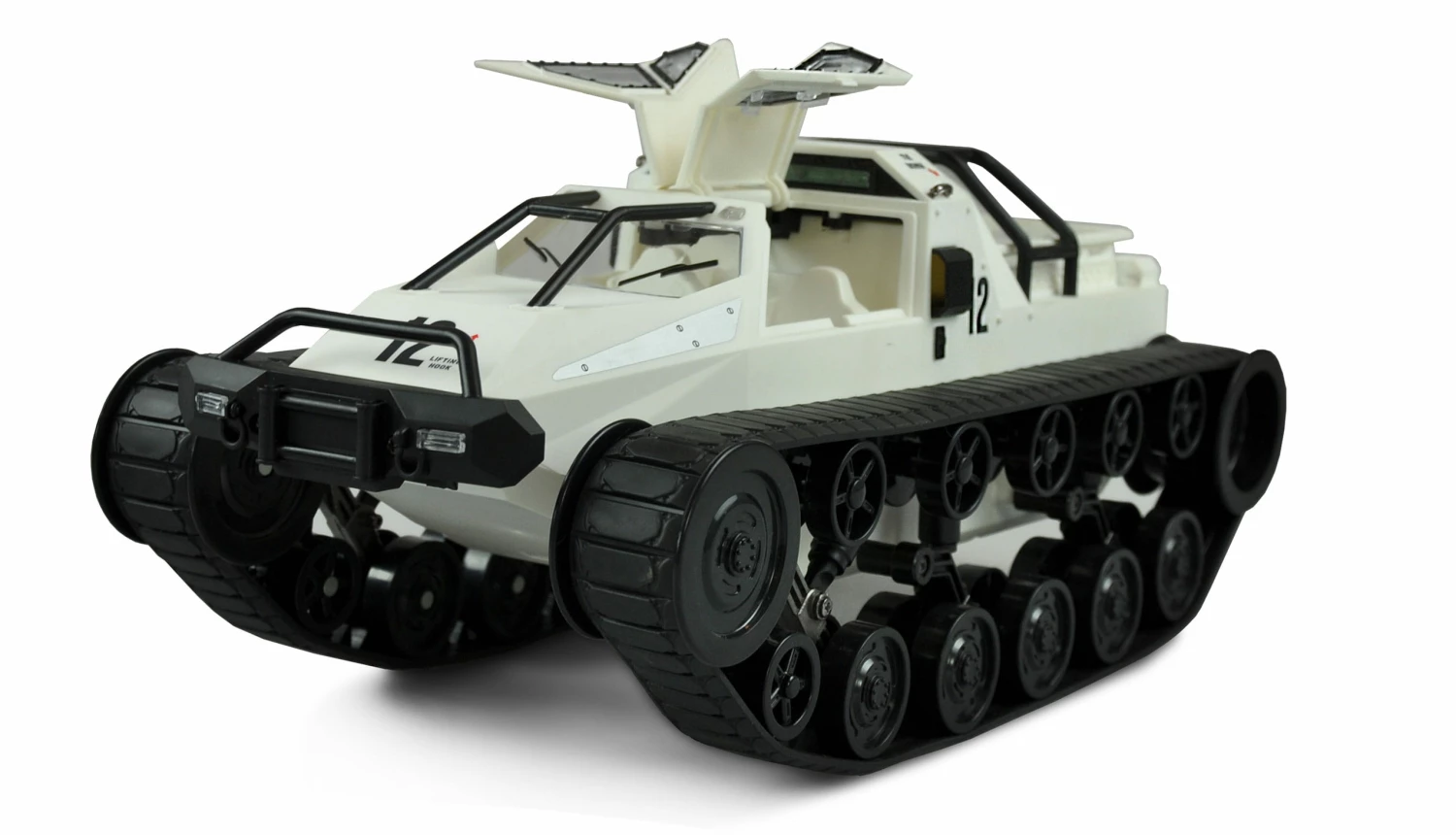 Amewi Ketten-Drift-Fahrzeug Military Police 1:12 Weiß RTR 2 Amewi Ketten-Drift-Fahrzeug Military Police 1:12 Weiß RTR – Bild 2