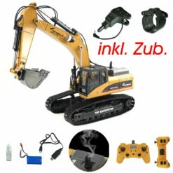 Amewi RC Raupenbagger Vollmetall RTR Sound, Rauch, LED 14 Amewi RC Raupenbagger Vollmetall RTR Sound, Rauch, LED -D-Edition Verkäufe Amewi RC Bagger Vollmetall Scale Raupenbagger AM 22309 3