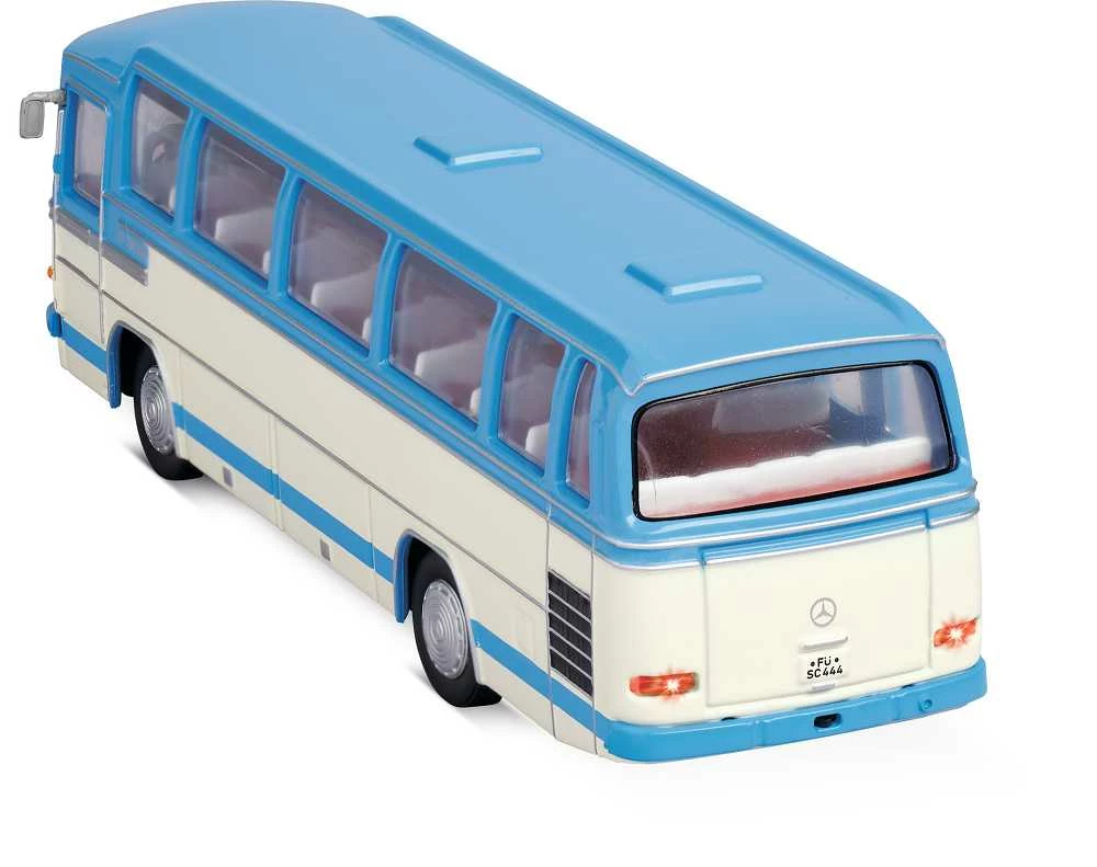 Carson RC Eisenbahn Bus H0 1:87 MB Omnibus O302 2,4Ghz RTR Blau – Bild 3