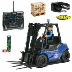 Carson THW Linde H40D Stapler Forklift Gabelstapler 1:14 100% RTR 2.4Ghz