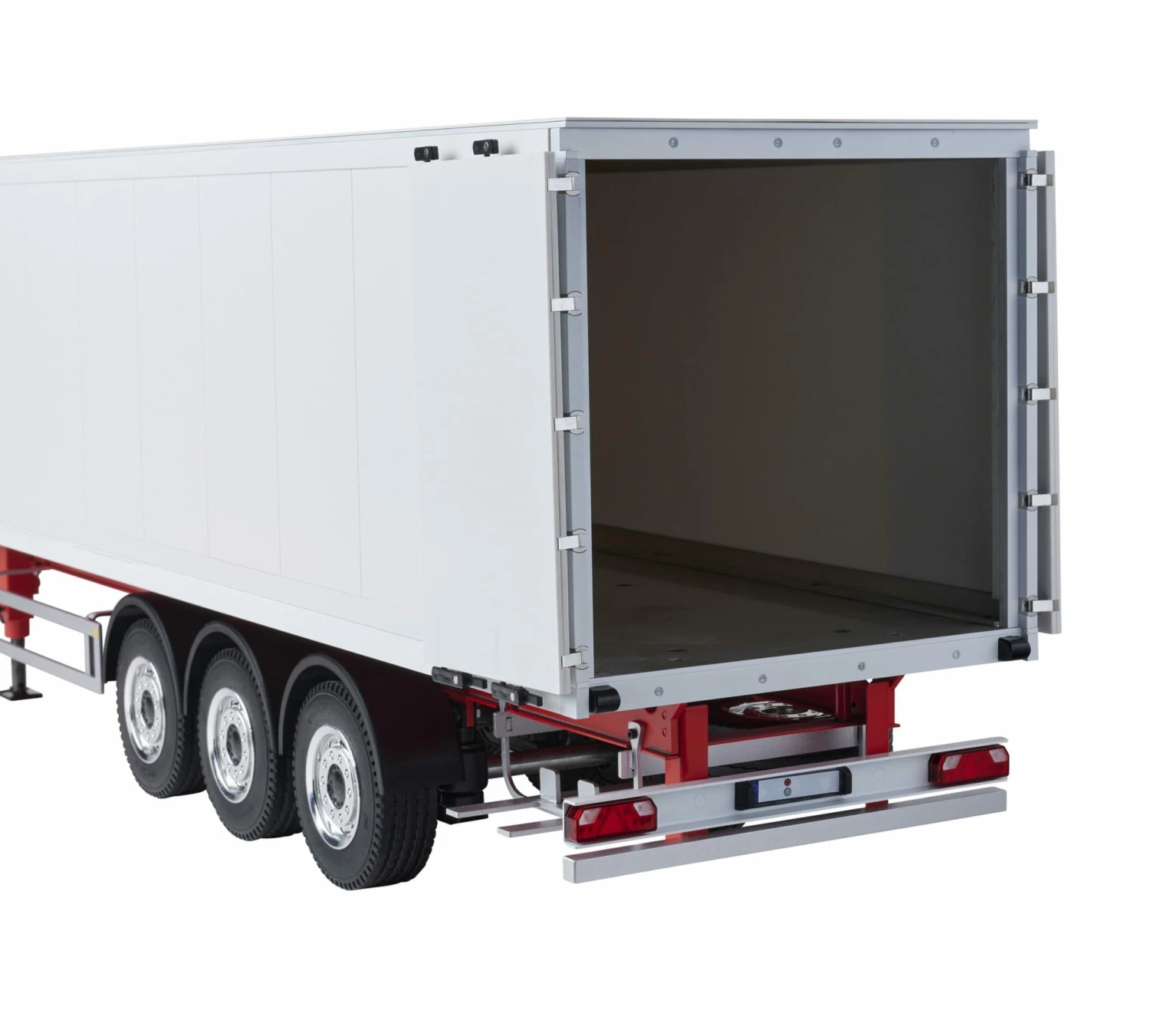 Carson Truck Anhänger 3 Achs Kofferauflieger Ver. 3 Weiß 1:14 7 Carson Truck Anhänger 3 Achs Kofferauflieger Ver. 3 Weiß 1:14 – Bild 7