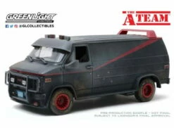 Greenlight A-Team 1:18 GMC Van Bullet Holes Version Limitiert Modellauto