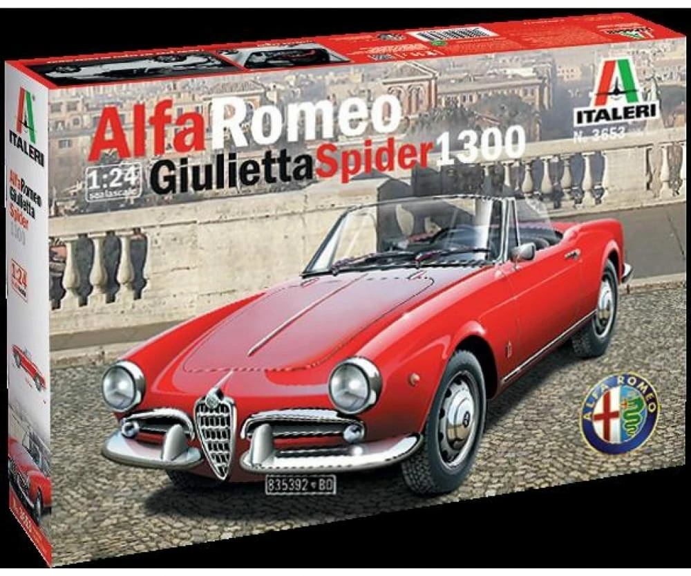 Italeri 1:24 Alfa Romeo Giulietta Spider 1300 2 Italeri 1:24 Alfa Romeo Giulietta Spider 1300 – Bild 2
