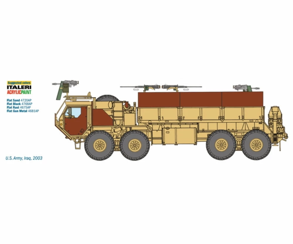 Italeri 1:35 HEMTT Gun Truck 4 Italeri 1:35 HEMTT Gun Truck – Bild 4