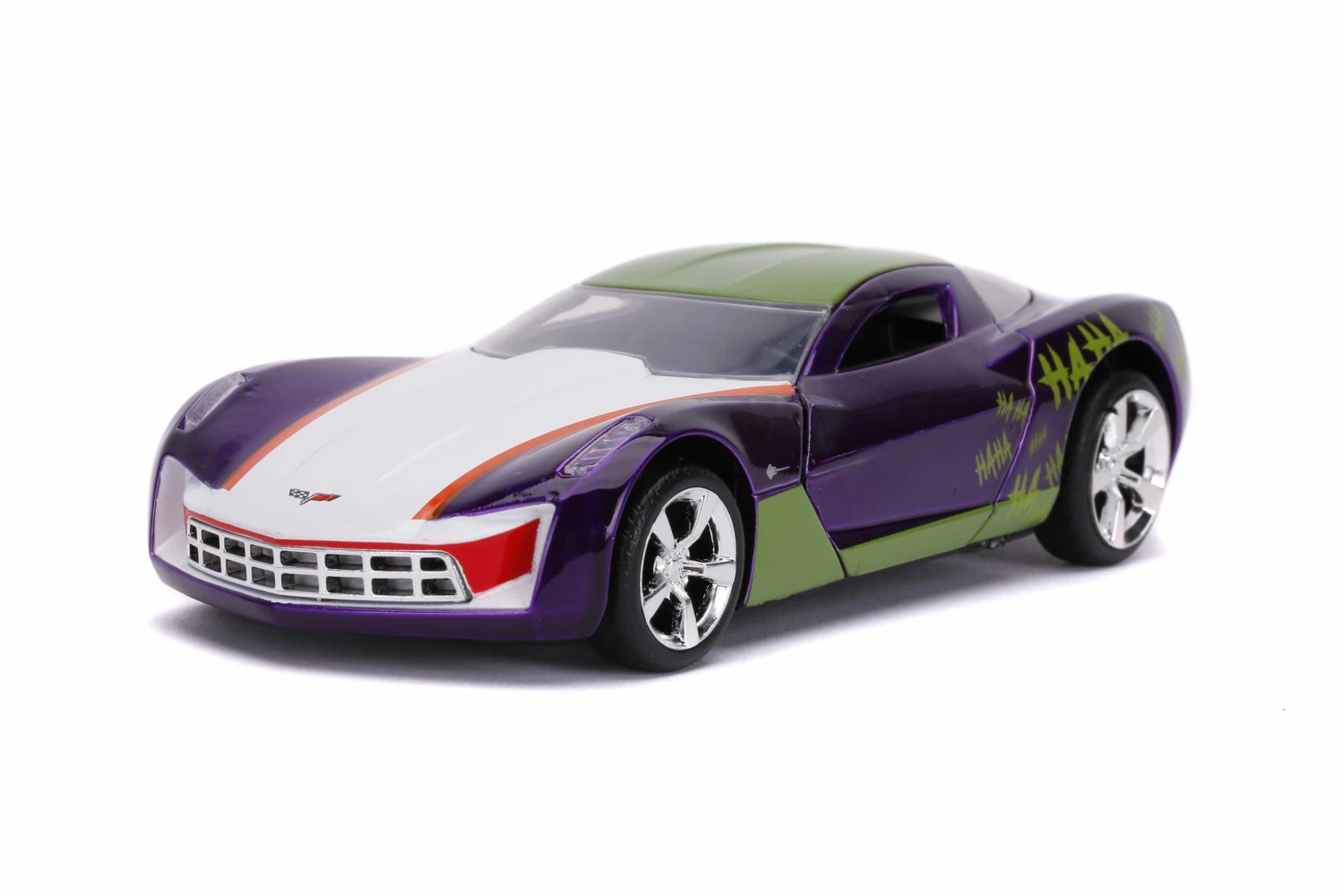 Jada Joker 2009 Chevy Corvette Stingray 1:32 Modellauto – Bild 2