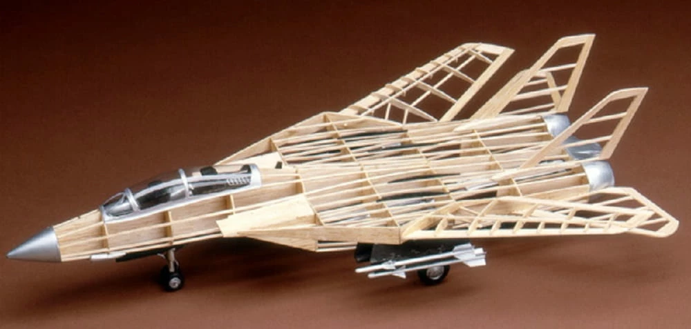 Guillow's Standmodell F-14 Tomcat Bomber 1:40 Balsabausatz 2 Guillow's Standmodell F-14 Tomcat Bomber 1:40 Balsabausatz – Bild 2