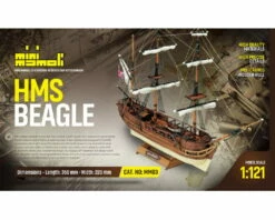 Mini Mamoli Schiff HMS Beagle 1:121 Holz Bausatz