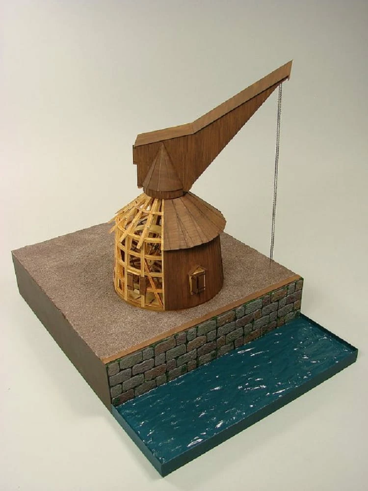 Shipyard Holztretkran Am Hansehafen Stade Germany 1661 Laser Cut 1:72 Kartonbausatz 12 Shipyard Holztretkran Am Hansehafen Stade Germany 1661 Laser Cut 1:72 Kartonbausatz – Bild 12