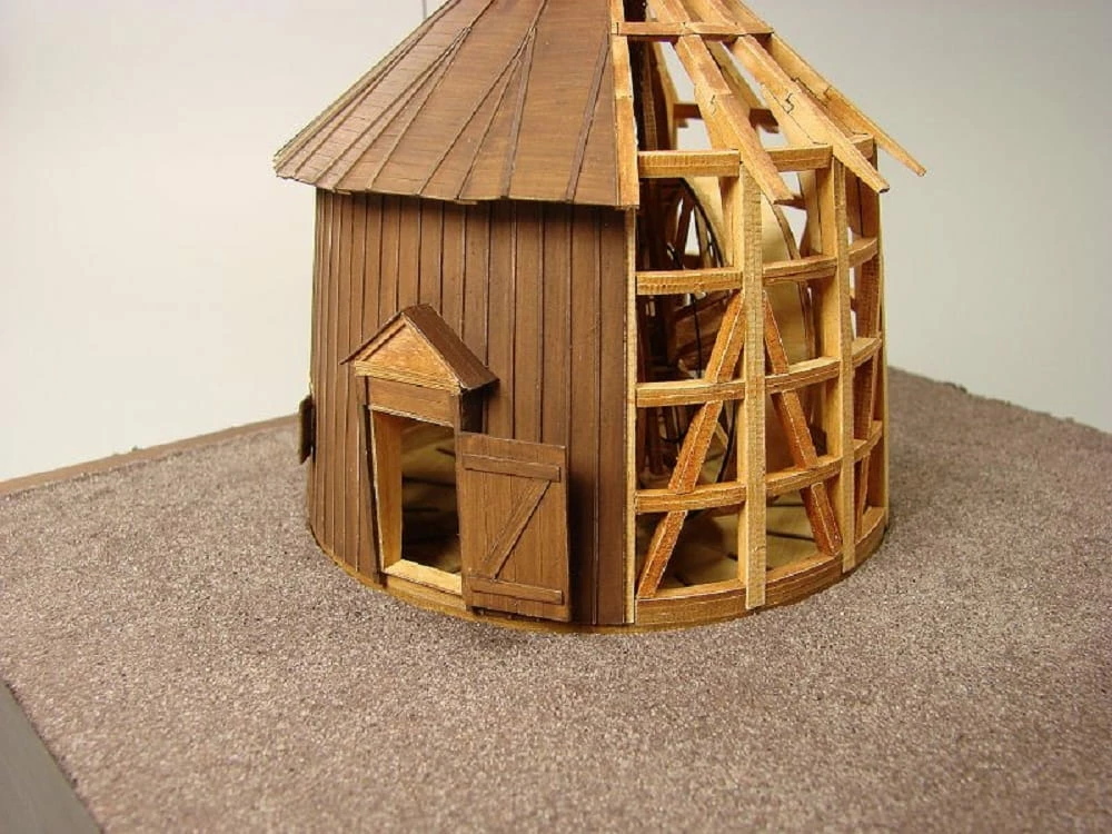 Shipyard Holztretkran Am Hansehafen Stade Germany 1661 Laser Cut 1:72 Kartonbausatz 4 Shipyard Holztretkran Am Hansehafen Stade Germany 1661 Laser Cut 1:72 Kartonbausatz – Bild 4