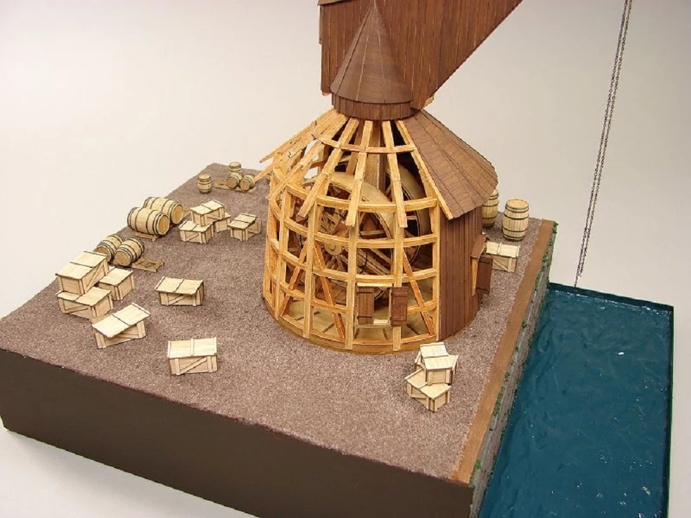 Shipyard Holztretkran Am Hansehafen Stade Germany 1661 Laser Cut 1:72 Kartonbausatz 9 Shipyard Holztretkran Am Hansehafen Stade Germany 1661 Laser Cut 1:72 Kartonbausatz – Bild 9