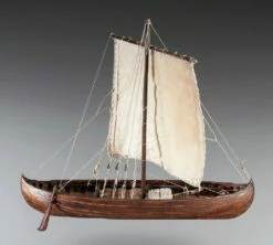 Krick Dusek Knarr Wikingerschiff 1:72 Holz Baukasten
