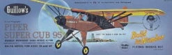 Guillow's Freiflugmodell Piper Super Cub Wurfgleiter Holz Balsabausatz
