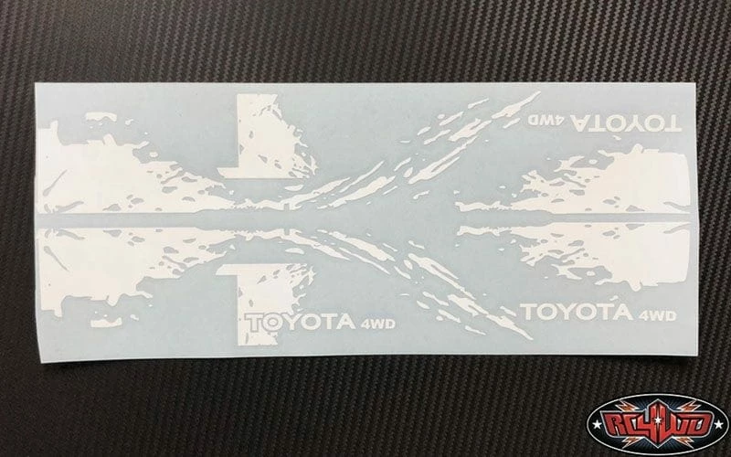RC4WD Dirty Stripes For Mojave II 2/4 Door Decal Sheet White 1 RC4WD Dirty Stripes For Mojave II 2/4 Door Decal Sheet White