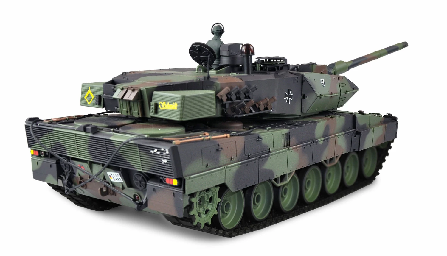 Amewi RC Panzer Leopard 2A6 1:16 Advanced Line IR/BB 3 Amewi RC Panzer Leopard 2A6 1:16 Advanced Line IR/BB – Bild 3