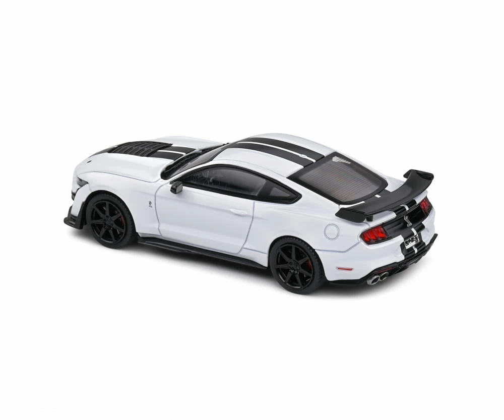 Solido 1:43 Ford Mustang GT500 Weiß/schwarz Modellauto – Bild 5