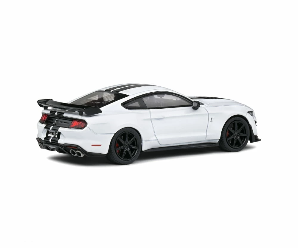 Solido 1:43 Ford Mustang GT500 Weiß/schwarz Modellauto – Bild 7