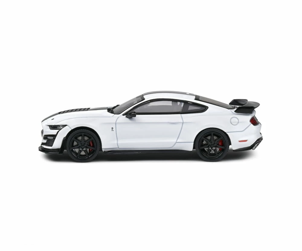 Solido 1:43 Ford Mustang GT500 Weiß/schwarz Modellauto – Bild 8