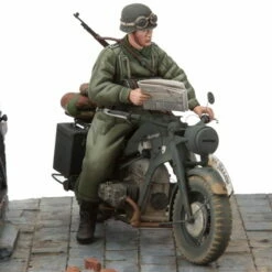 Torro 1:16 Bausatz Motorrad Zündapp KS-750/1 Solo Mit Soldat