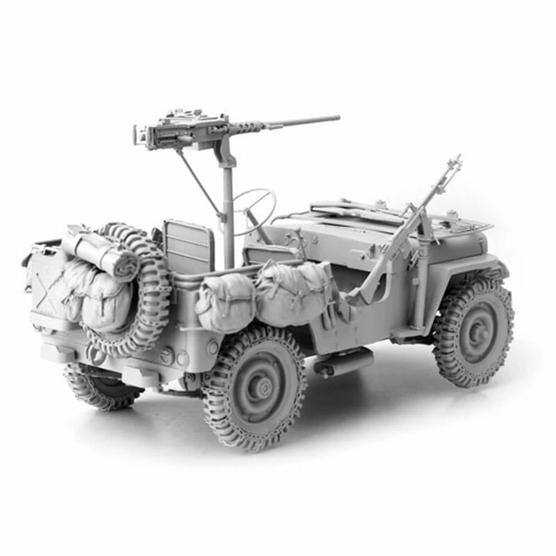 Torro 1:16 Bausatz Willys Jeep US Army Mit Cal.50 4 Torro 1:16 Bausatz Willys Jeep US Army Mit Cal.50 – Bild 4