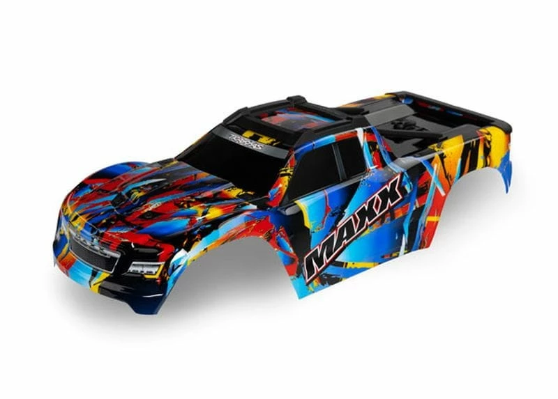 Traxxas Karosserie Wide Maxx Rock N' Roll Lackiert + Decal Sheet 1 Traxxas Karosserie Wide Maxx Rock N' Roll Lackiert + Decal Sheet