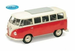 Welly Modellauto 1:18 VW Bus 1962 Rot
